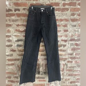 ZARA / High Rise Straight Jean